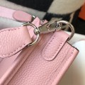「#4288」 Hermes Pink Silver Buckle Mini Eveylen 17cm 「#4288」 Hermes Pink Silver Buckle Mini Eveylen 17cm