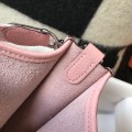 「#4288」 Hermes Pink Silver Buckle Mini Eveylen 17cm 「#4288」 Hermes Pink Silver Buckle Mini Eveylen 17cm