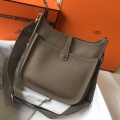 「#4295」Hermes Khaki Silver Buckle Large Eveylen28cm 「#4295」Hermes Khaki Silver Buckle Large Eveylen28cm