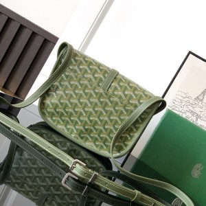 「#6188」Goyard - 8016 - 16 cm × 7 cm × 22 cm - khaki green
