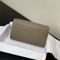 「#4306」 Hermès Elephant Grey Constance Gold Buckle Crossbody Bag 20cm