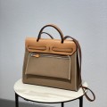 「#4325」Hermès Light Grey Herbag 31CM