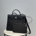 「#4326」Hermès Black Herbag 31CM