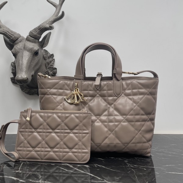 「#2186」 dior 1140 Milk tea color 28.5×19×21.5cm