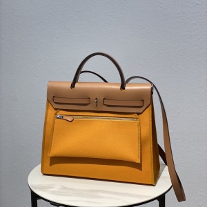 「#4328」 Hermès Turmeric Herbag 31CM