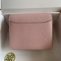 「#4040」Hermes Pig Nose Bag Roulis Girlish Pink Silver Buckle 19cm