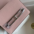 「#4040」Hermes Pig Nose Bag Roulis Girlish Pink Silver Buckle 19cm