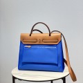 「#4331」 Hermès Water Fairy Blue Colorblock Herbag 31CM