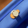 「#4331」 Hermès Water Fairy Blue Colorblock Herbag 31CM