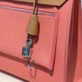 「#4335」 Hermès Lipstick Pink Colorblock Herbag 31CM