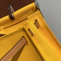 「#4336」 Hermès Amber Yellow Herbag 31CM
