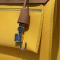 「#4336」 Hermès Amber Yellow Herbag 31CM