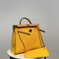 「#4336」 Hermès Amber Yellow Herbag 31CM