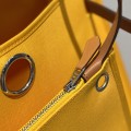 「#4336」 Hermès Amber Yellow Herbag 31CM