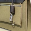 「#4337」 Hermès Dark Green Colorblock Herbag 31CM