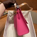 「#4341」 Hermès Magnolia Pink Colorblock Herbag 31CM