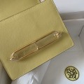 「#4044」Hermes Pig Nose Bag Roulis Lemon Gold Buckle 19cm