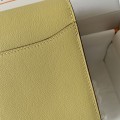 「#4044」Hermes Pig Nose Bag Roulis Lemon Gold Buckle 19cm