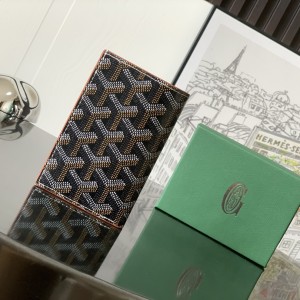 「#6228」Goyard - 3302 - 11 cm x 1.5 cm x 7.5cm - black and brown